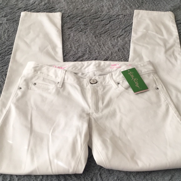 Lilly Pulitzer Denim - Lilly Pulitzer white skinny jeans NWT